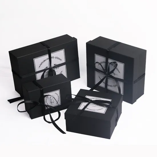 Creative Gift 2 Pieces Packaging Box With Ribbon