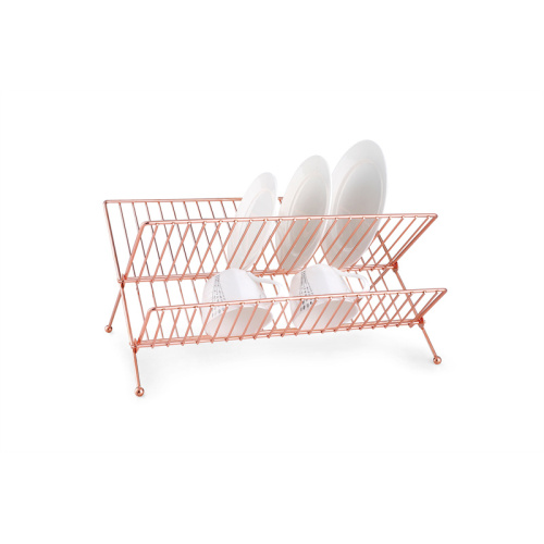 foldable copper dish rack