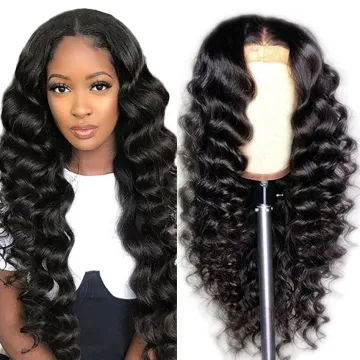 Cheap Mink Brazilian Virgin Human Hair Glueless Lace Wig Deep Curly Wave Full Transparent 4x4 5x5 HD Closure Lace Frontal Wig