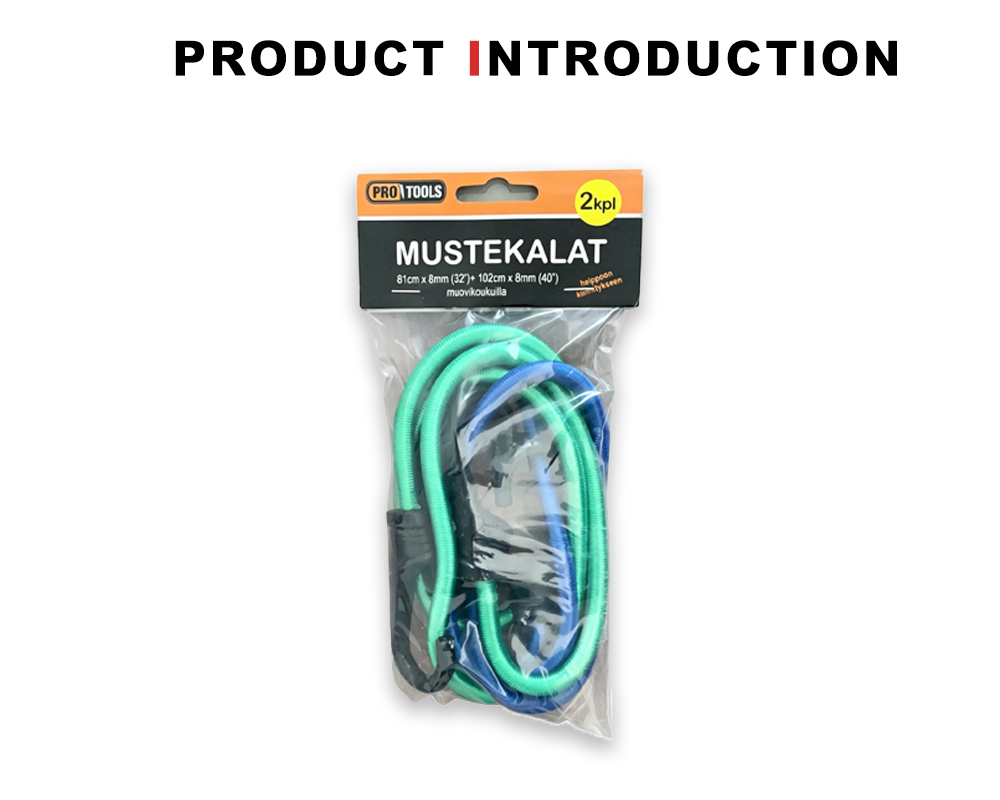 Heavy-Duty Bungee Cords 2-Pack x