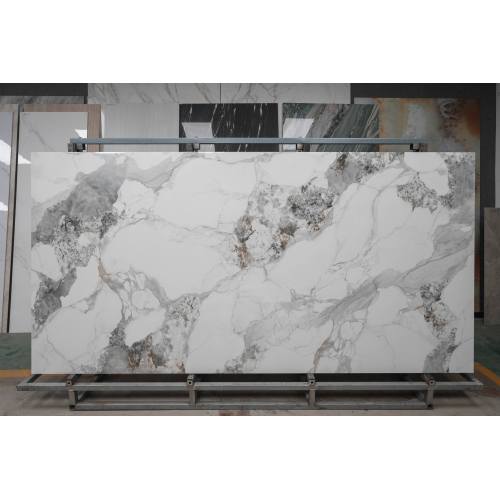 بلاطة من البورسلين الحجري الملبد مقاس 12 مم بمظهر رخامي