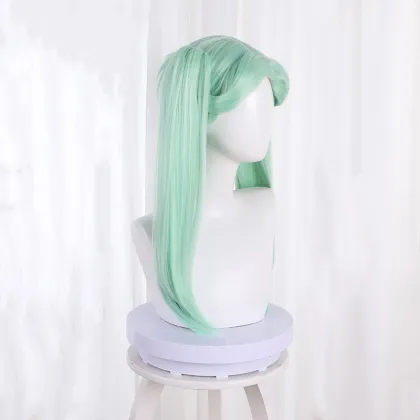 Cyan Color Double Ponytail Rebecca Cosplay Wig