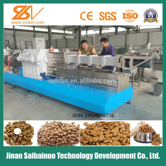 Best selling low price Twin screw pet food machine