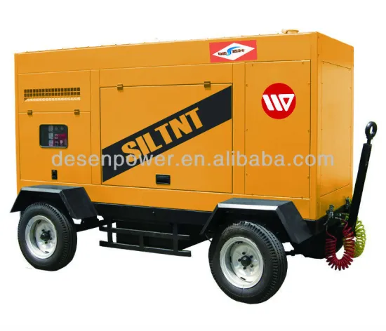125KVA 100KW Trailer power station
