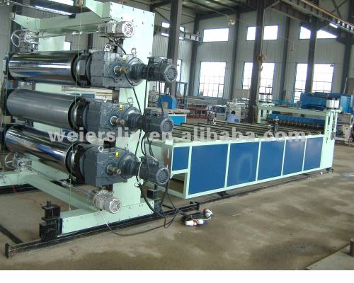 PVC flex banner extrusion line-plastic sheet machine