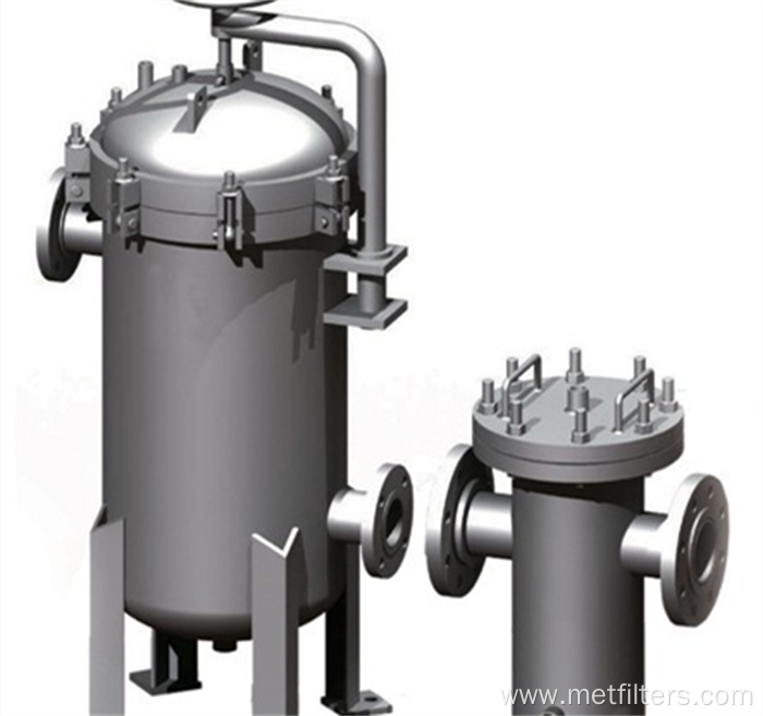 Food Grade Shell Stainless Basket Filter Filtration Syrup