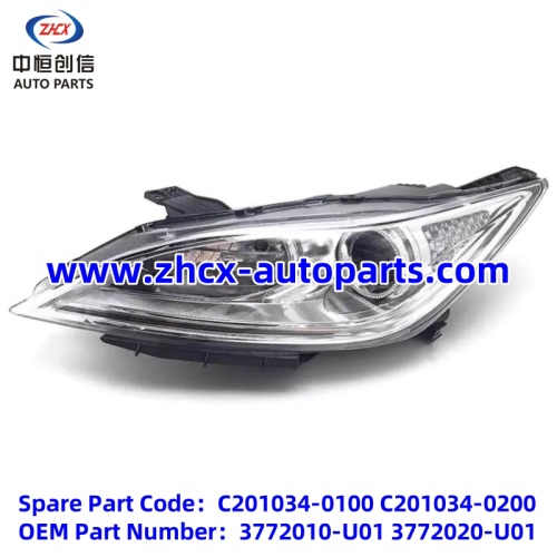 Hlavní lampa pro Changan Eado