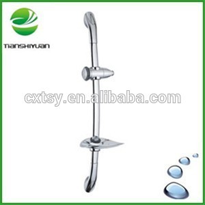 Bathroom stainless steel shower sliding bar with shower holder oval stainless steel bar