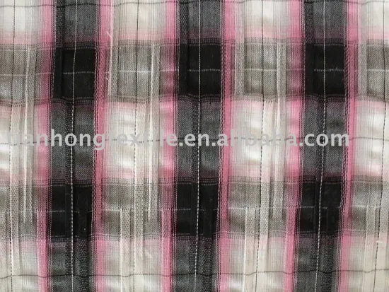 Cotton Yarn Dyed Woven Check Fabric