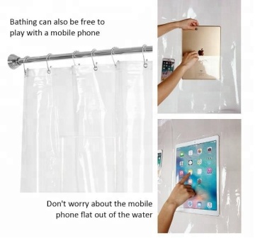 PEVA Material and Stocked Feature PEVA Shower Curtain Liner