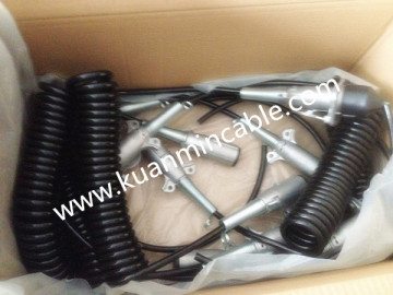 7 pin trailer electric coil with trailer plug 24v