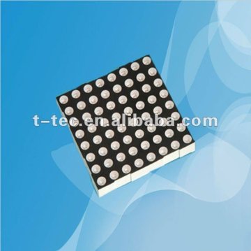 Matrice à point de LED blanche 8x8 3 mm 3 mm