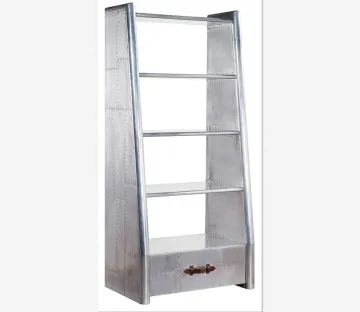 Industrial Bookshelf Display Decor for Living Room, Bedroom, Office