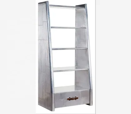 Industrial Bookshelf Display Decor for Living Room, Bedroom, Office
