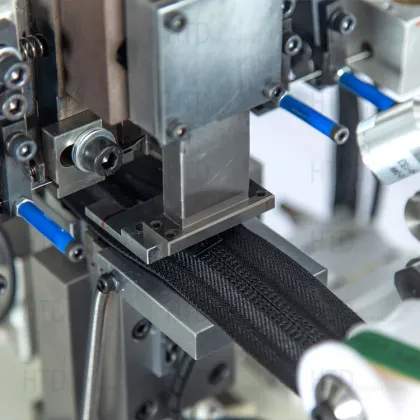 Open-end Nylon Zipper Aluminum Top Stop Welding Machine