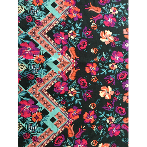 Broderi Design Rayon Poplin Shuttle 45S Printing Fabric