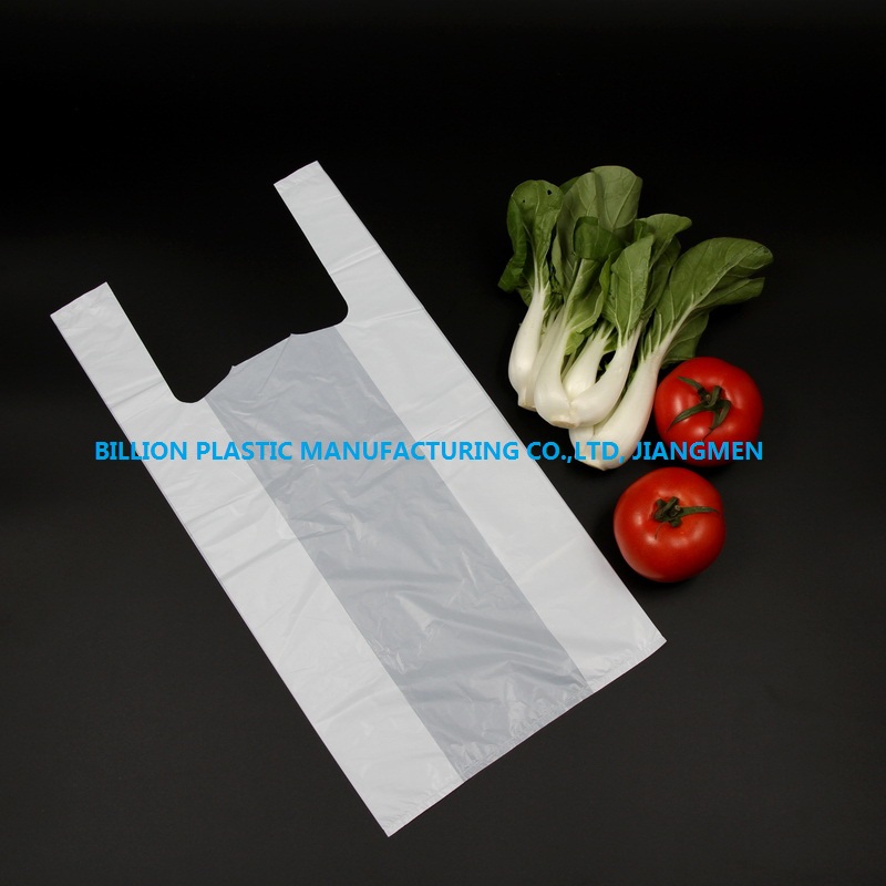 White Plastic Vest Bag