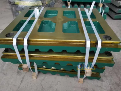 Replacement Tooth Plates and Jaw Plates for KPI-JCI 3144 Jaw Crusher: MN13Cr2, MN18Cr2 Materials