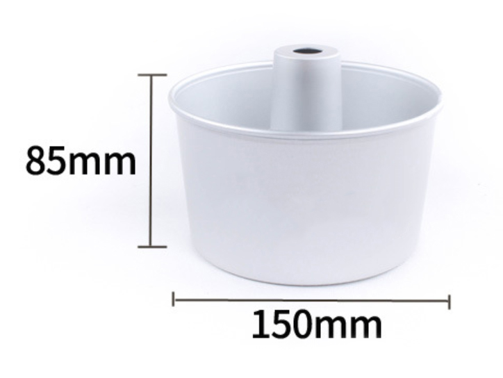 6'8' Aluminium Alloy Round Chiffon Cake Pan With Removable Bottom (4)