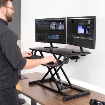 GSB Portable Adjustable Standing Desk for Laptop and Office Use