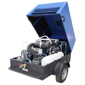 Kubota Engine Driven 7 Bar Pressure 180 CFM Diesel Screw Air Compressor