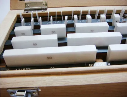 Ceramic Gauge Block Set - 38PCS Caliper Gage & Micrometer Block Set