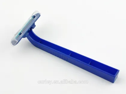 GB-01Men Plastic Twin Blade Disposable Razor with Lubricating Strip Suitable for Hotel