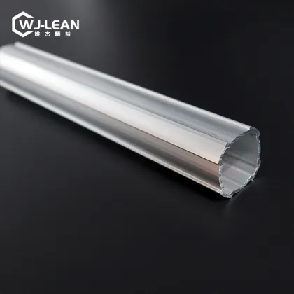Low price length 4m diameter 43mm aluminum lean tube for lean pipe system