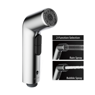 Portable ABS Wall-Stuck Bidet Shower Chromed Factory 2 Function