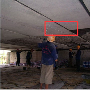 TD GD-1 for the plinth, pile foundation and batholith grouted used high strength and non shrinkage grouting materials