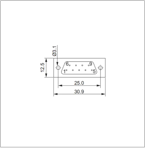 D-sub 9핀 암 커넥터, Bossgoo.com의 고품질 D-sub 9핀 암 커넥터