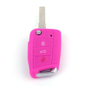 12 Colors VW Silicone Car Key Case