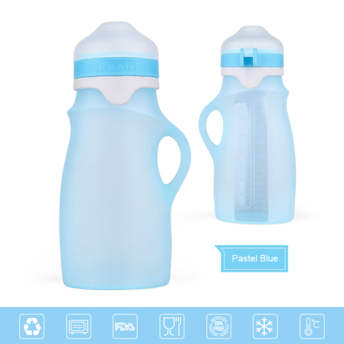 Wholesale pp bpa free silicone 12oz baby feeding bottle with music