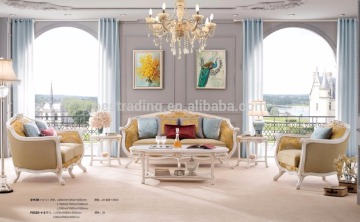 2016 new design living room furniture / luxury leather sofa sets