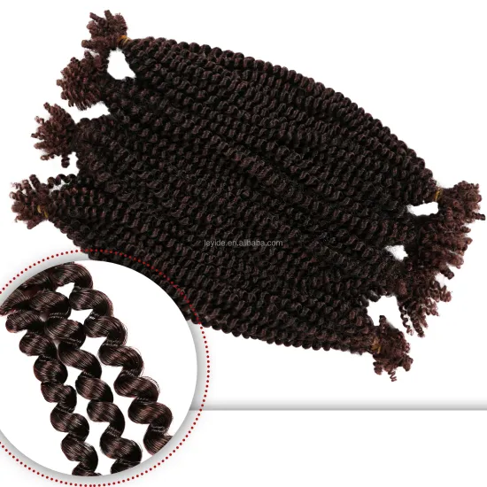 Cheap Ombre 16inch Crochet Braid Twisted Up Synthetic Braid Pre-Separated Springy Afro Twist Hair