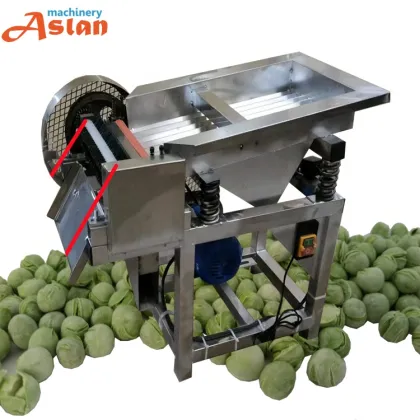 Green Pigeon Beans Shelling Machine - Edamame Peas Shell Huller