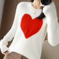 All wool padded knitwear for women