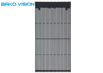 Tingkap pengiklanan Mesh Tirai Mesh Display LED