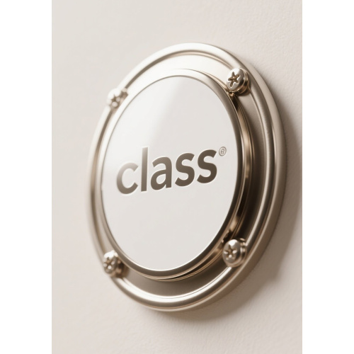 Metal class magnetic pin customizable logo