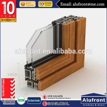 Top Quality KND75 Series Aluminum Cladding Wood Profile for Swing-out Door