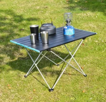 Ultralight Aluminum Alloy Folding Camping Table for Travel and Sports