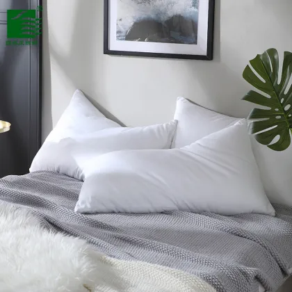 Wholesale China Hotel Polyester/Cotton Goose Down Feather Pillow