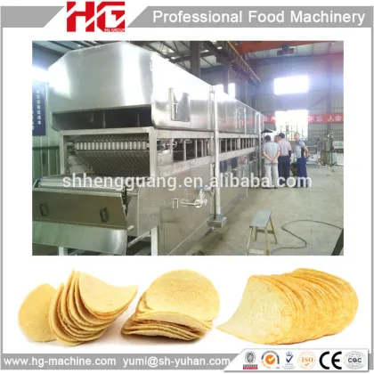 Complete set high efficient Pringles potato chips making machine
