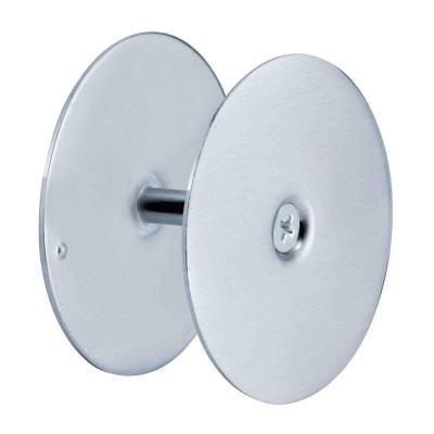 2-5/8 in. Satin-Nickel Hole Cover Plate