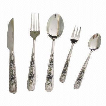 35-piece Stainless Steel Cutlery Set, 2.5mm Thickness