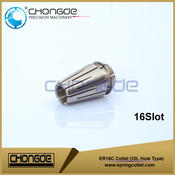 Collet ER16C de haute qualité Type de trou d&#39;huile Collet