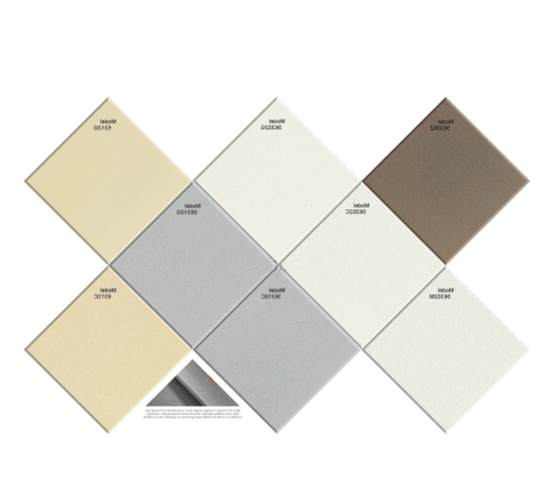 Smooth and flat ceramic floor tiles