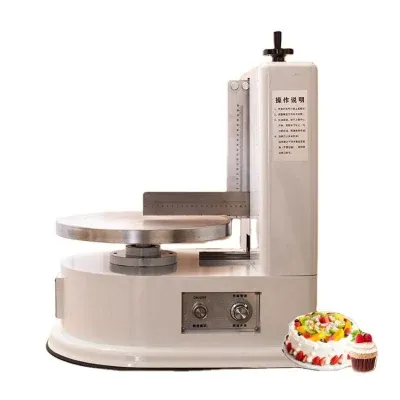 Bakery Butter Decoration Coating Spreader Birthday Cake Cream Daubing Machine