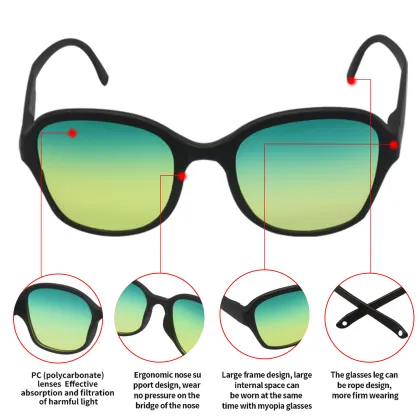 Anti-Glare HD Night Vision Driving Glasses for Safer Night Time Car Driving