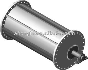 Permanent magnetic head pulley separator